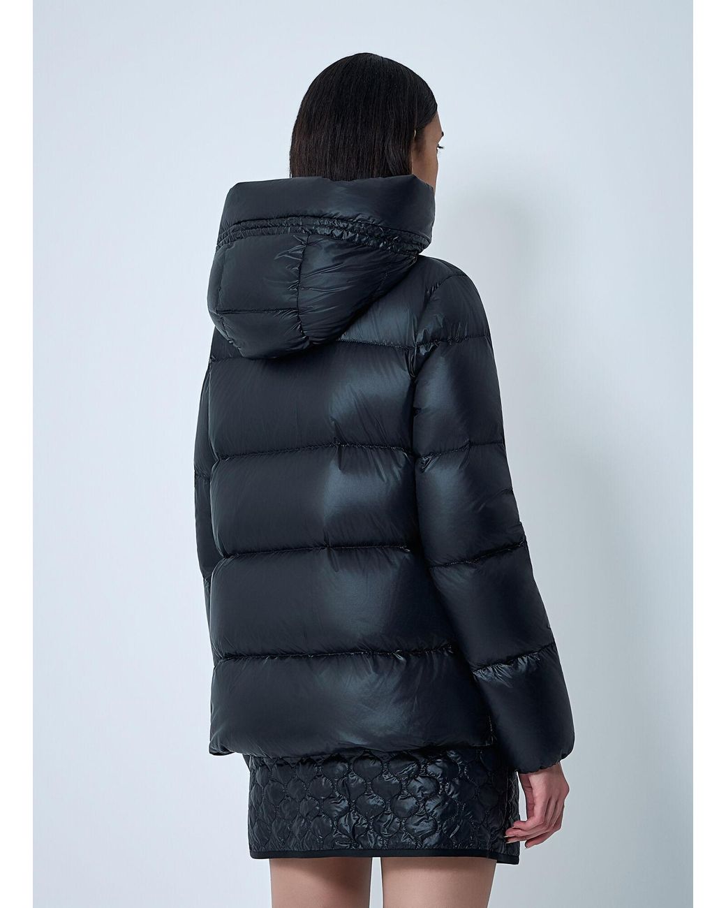 Moncler Blue Serittes Short Parka