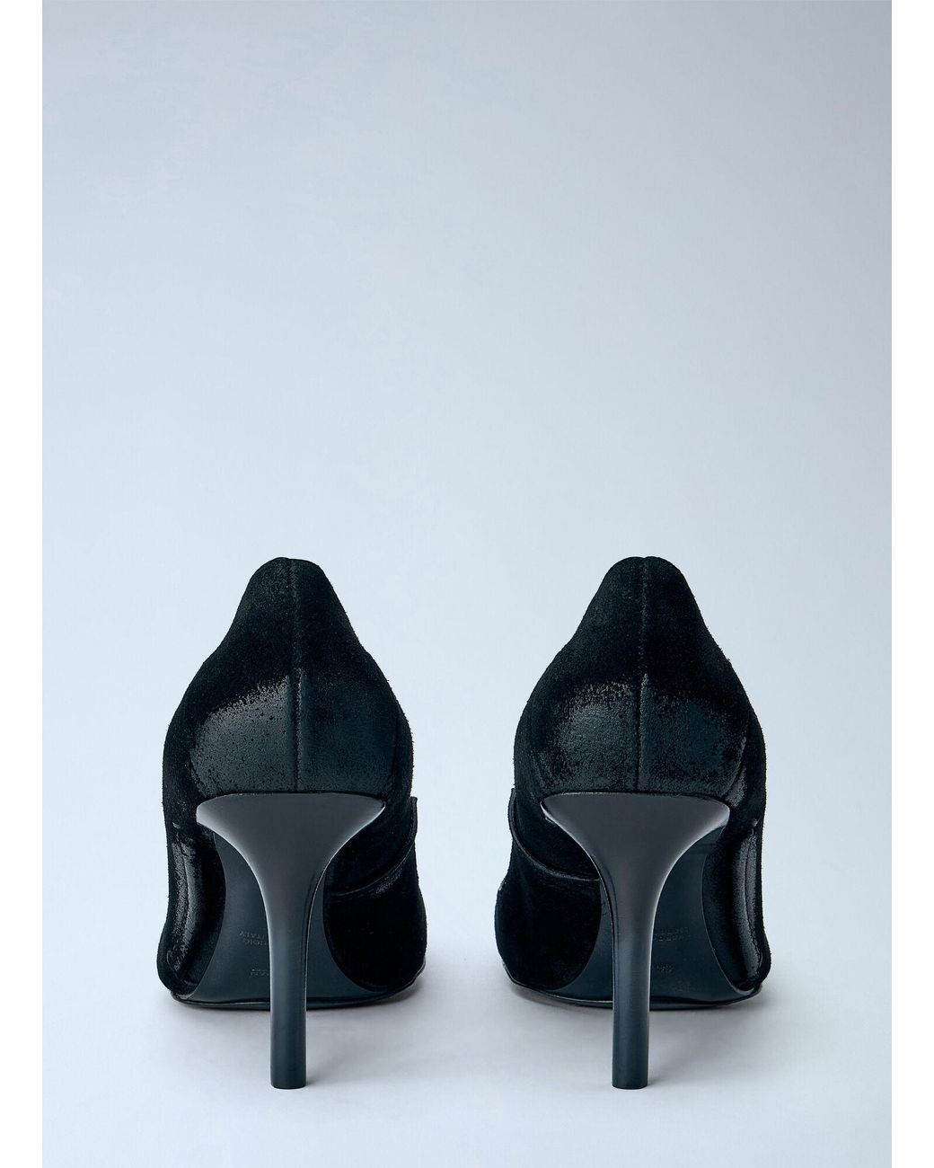 CAPASA MILANO Blue Suede Stiletto Pumps