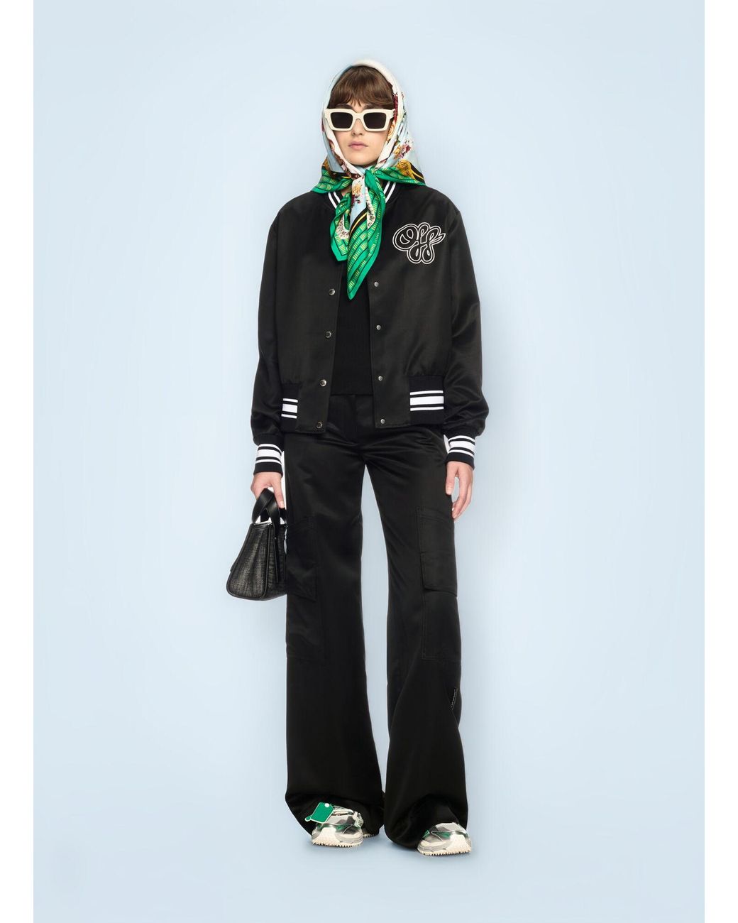 Off-White c/o Virgil Abloh Multicolor Off Toybox Satin Cargo Pants