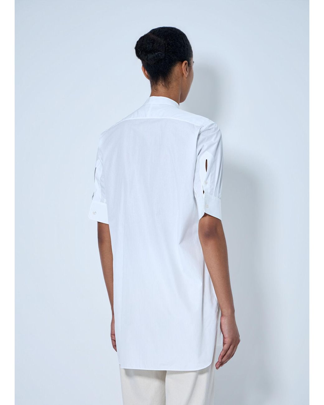 The Row White Elaris Shirt