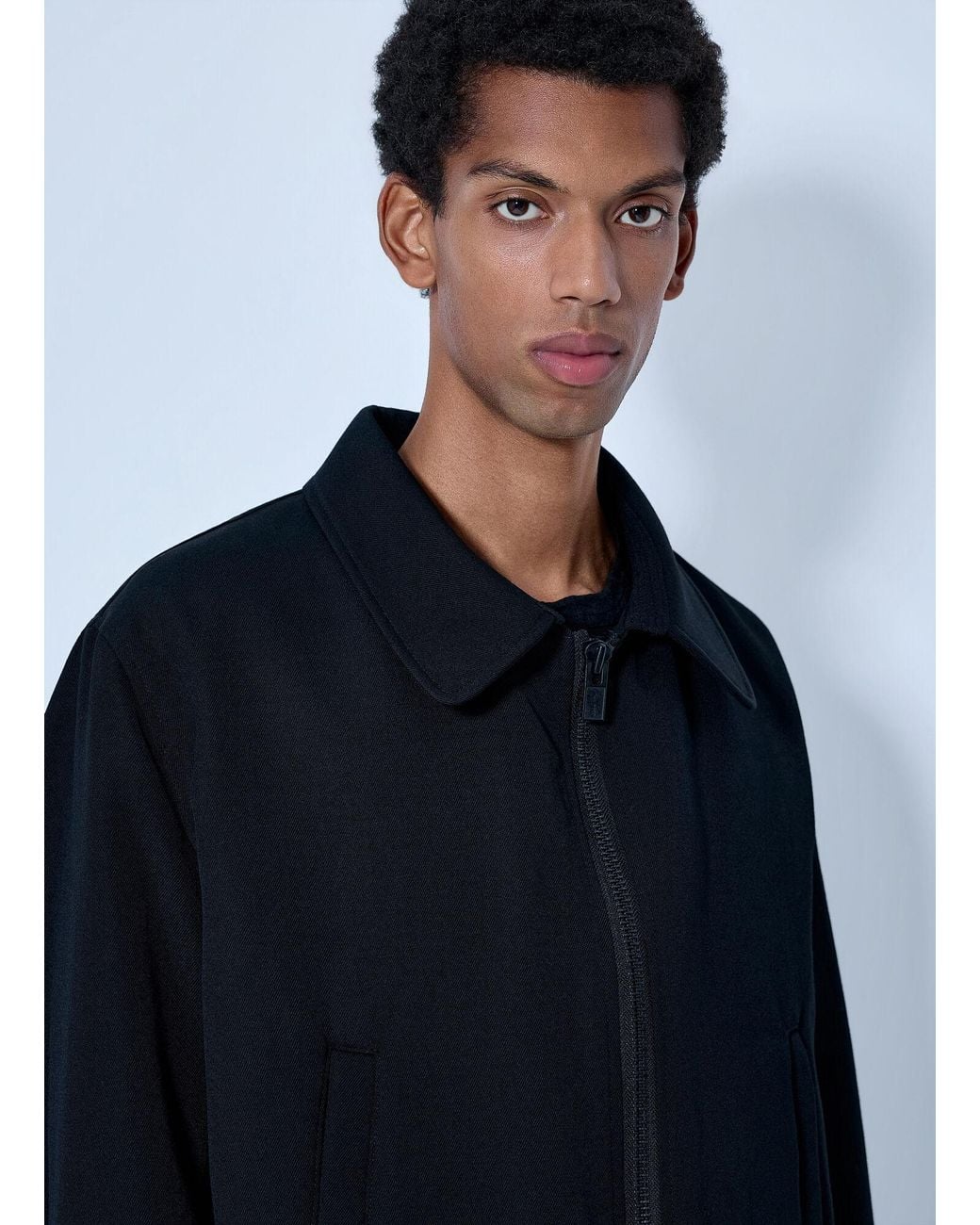 Yohji Yamamoto Blue Flight Jacket for men