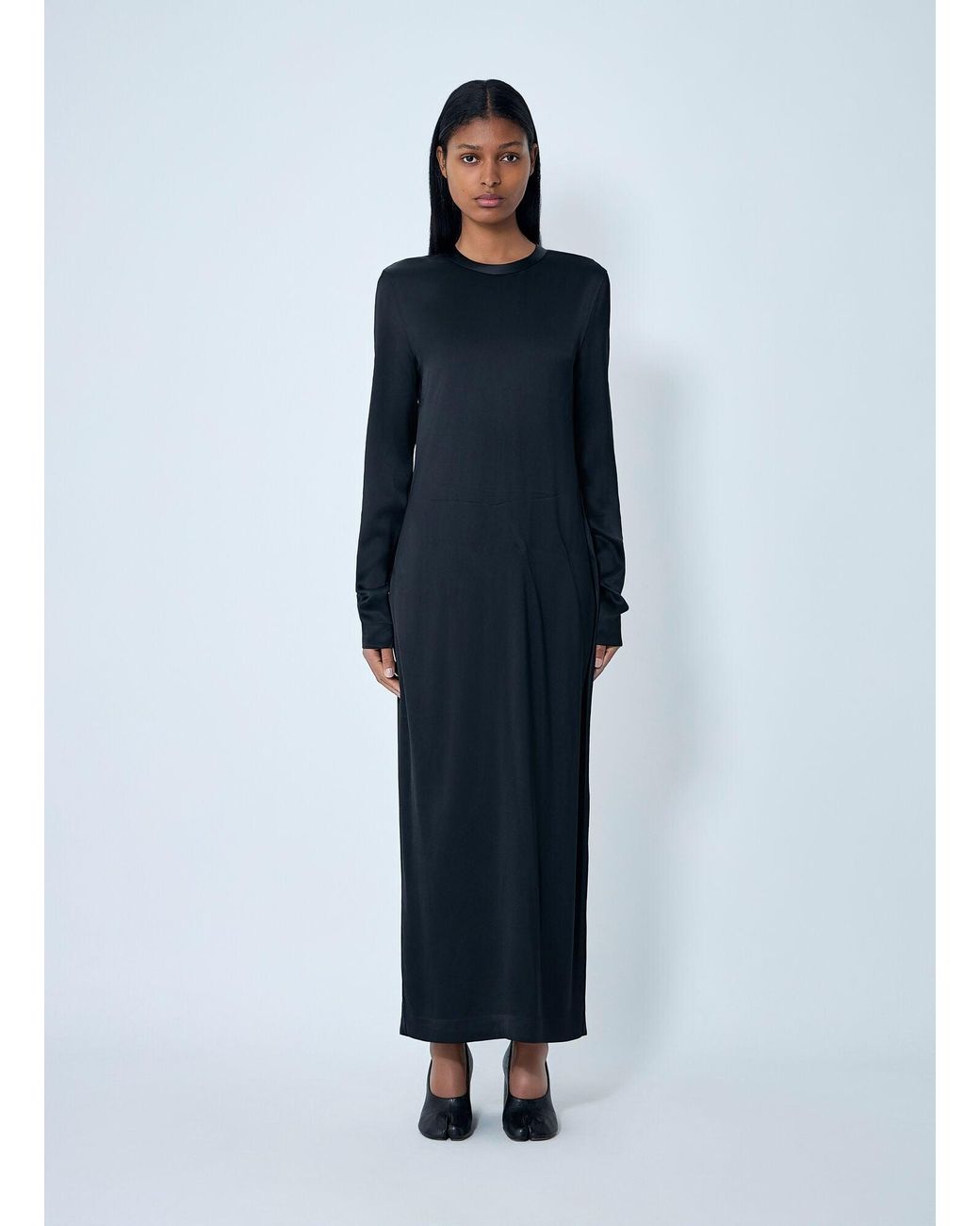 Totême Blue Long Satin Dress