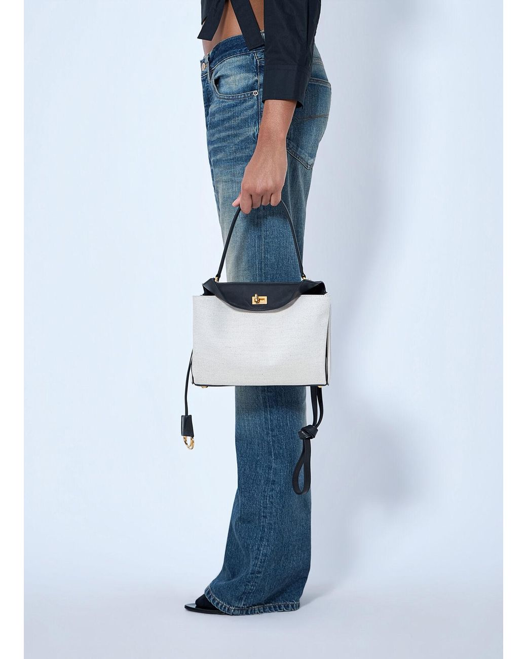 Balenciaga Blue Rodeo Small Top Handle Bag