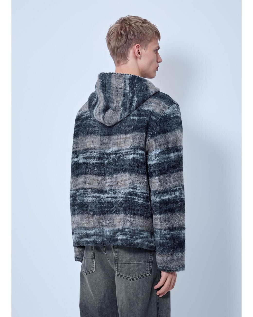 Our Legacy Blue Full Zip Hood for men