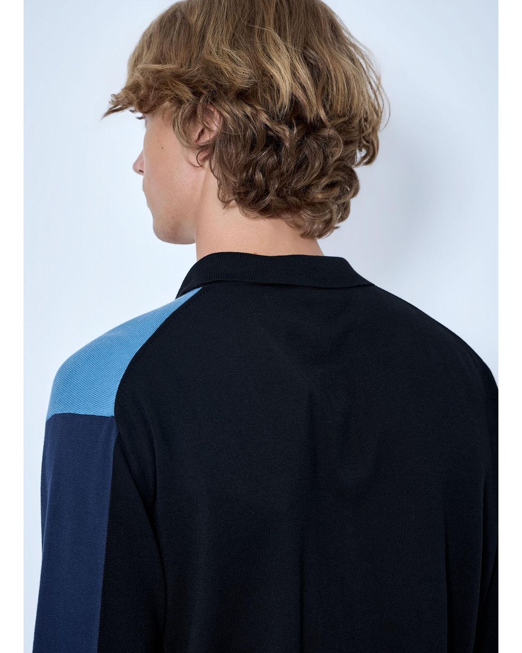 Kiko Kostadinov Blue Munno Knit Cardigan for men