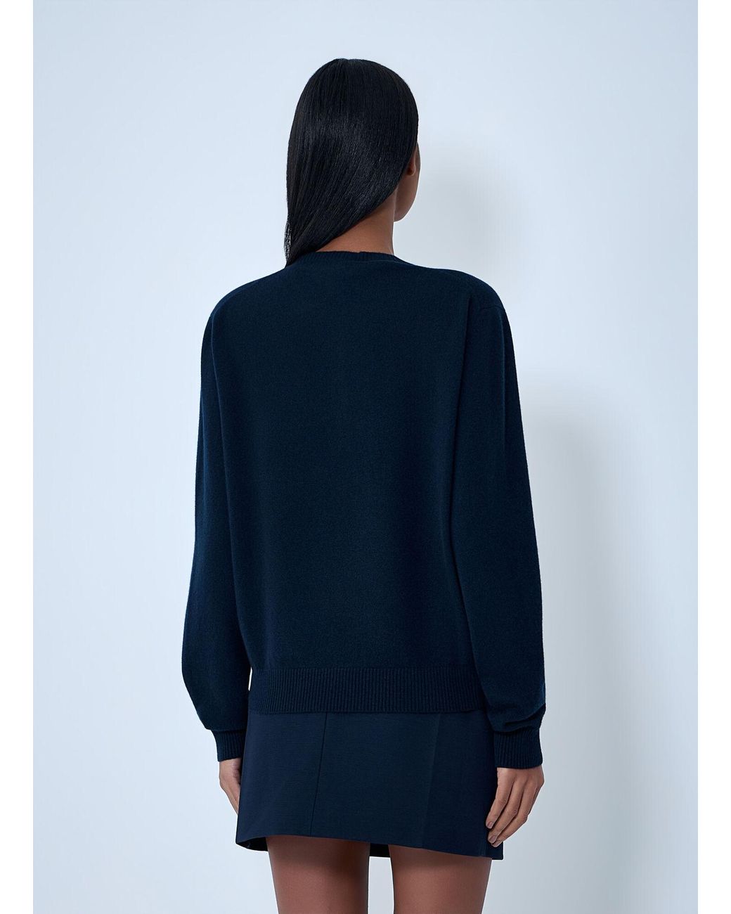 Miu Miu Blue Cashmere Sweater