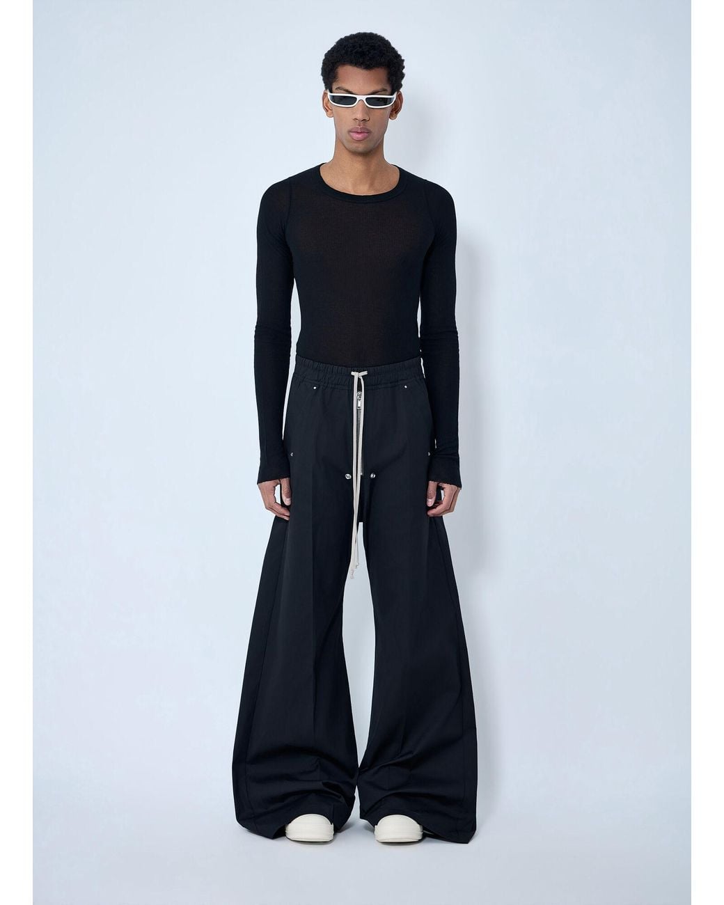 Rick Owens Blue Bela Pants for men