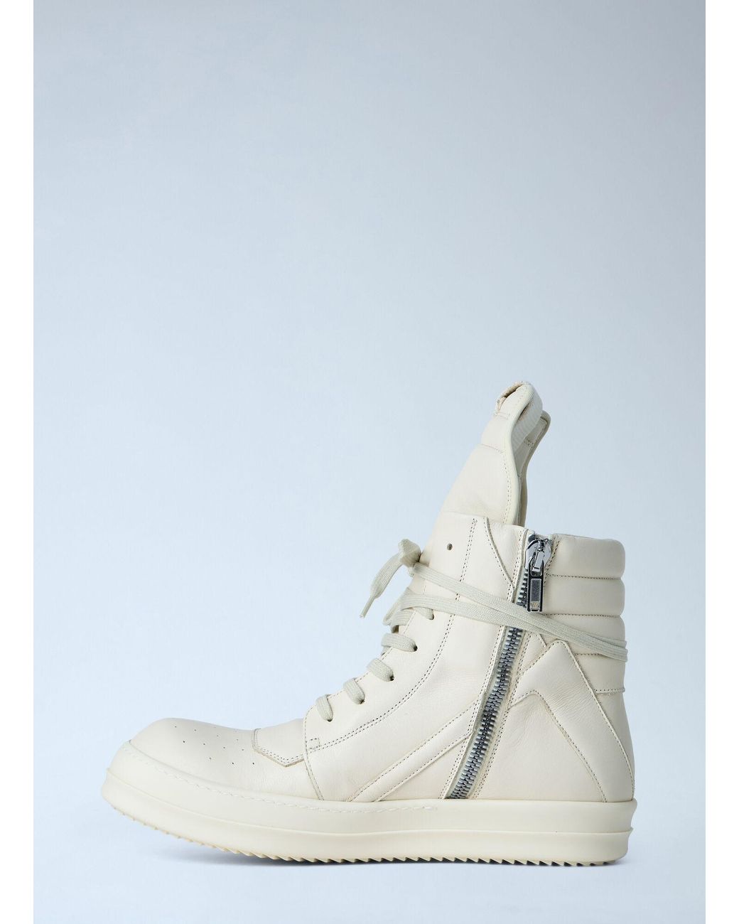 Rick Owens Blue Geobasket Sneakers for men
