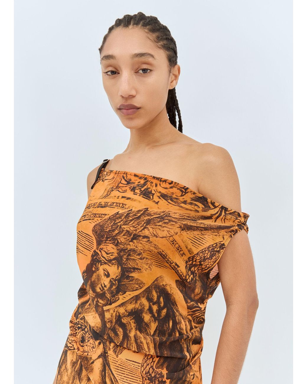 Acne Multicolor Printed Mini Dress