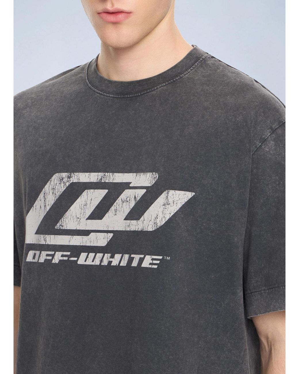 Off-White c/o Virgil Abloh Gray Owr Skate T-Shirt for men