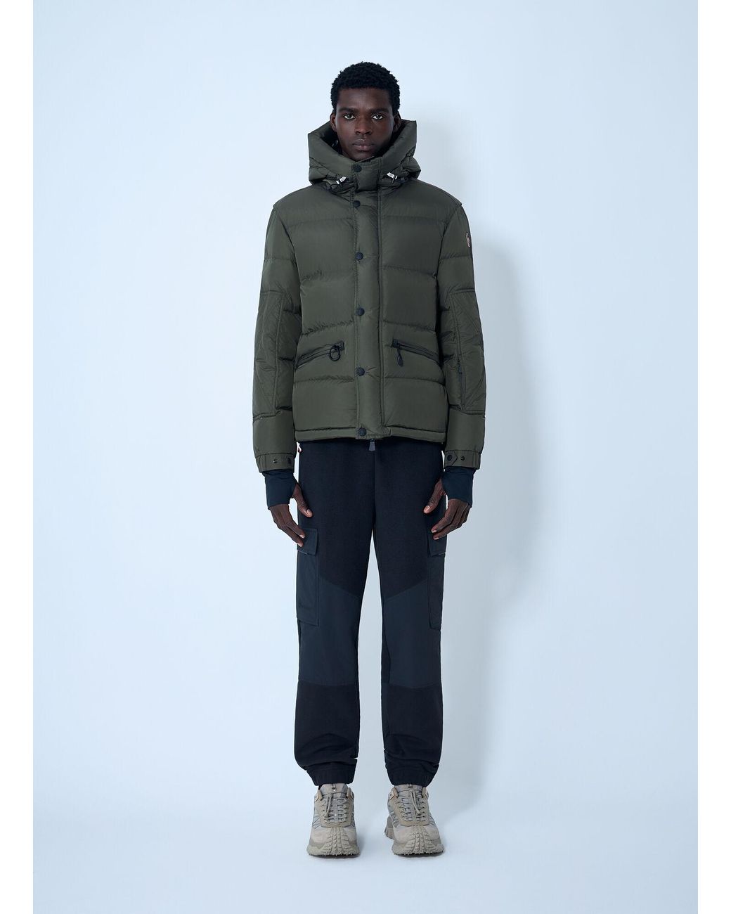 Moncler Blue Drawstring Track Pants for men