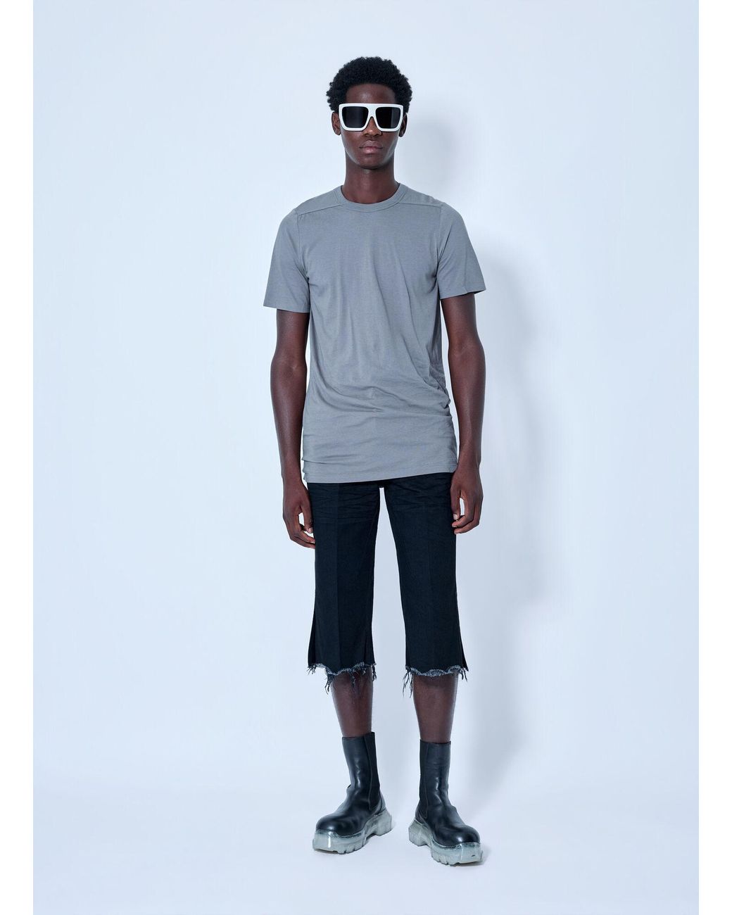 Rick Owens Blue Bolan Cutoffs Jeans for men