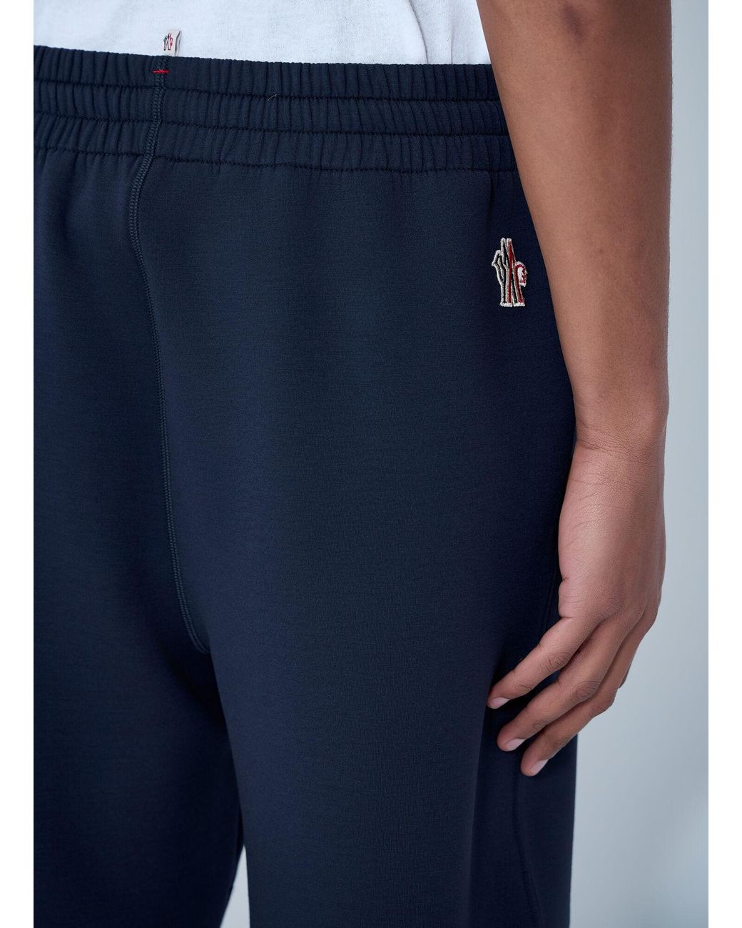 Moncler Blue Logo Motif Track Pants for men