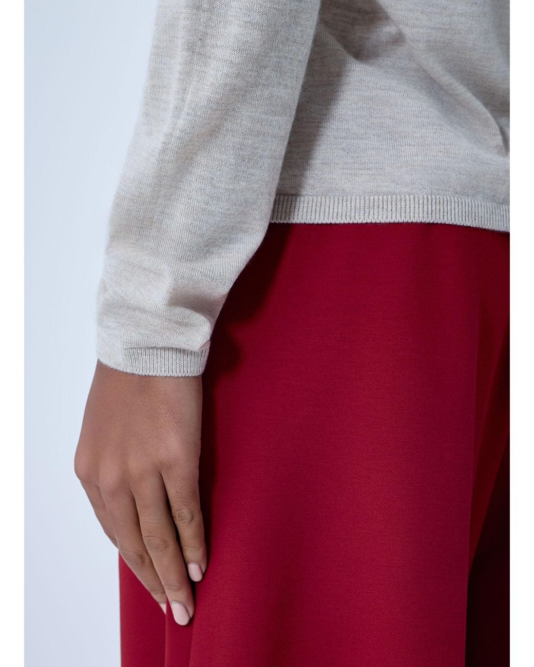 Max Mara White Cashmere Sweater