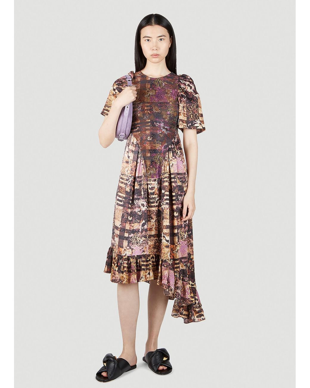 Collina Strada Brown Pollinate Dress