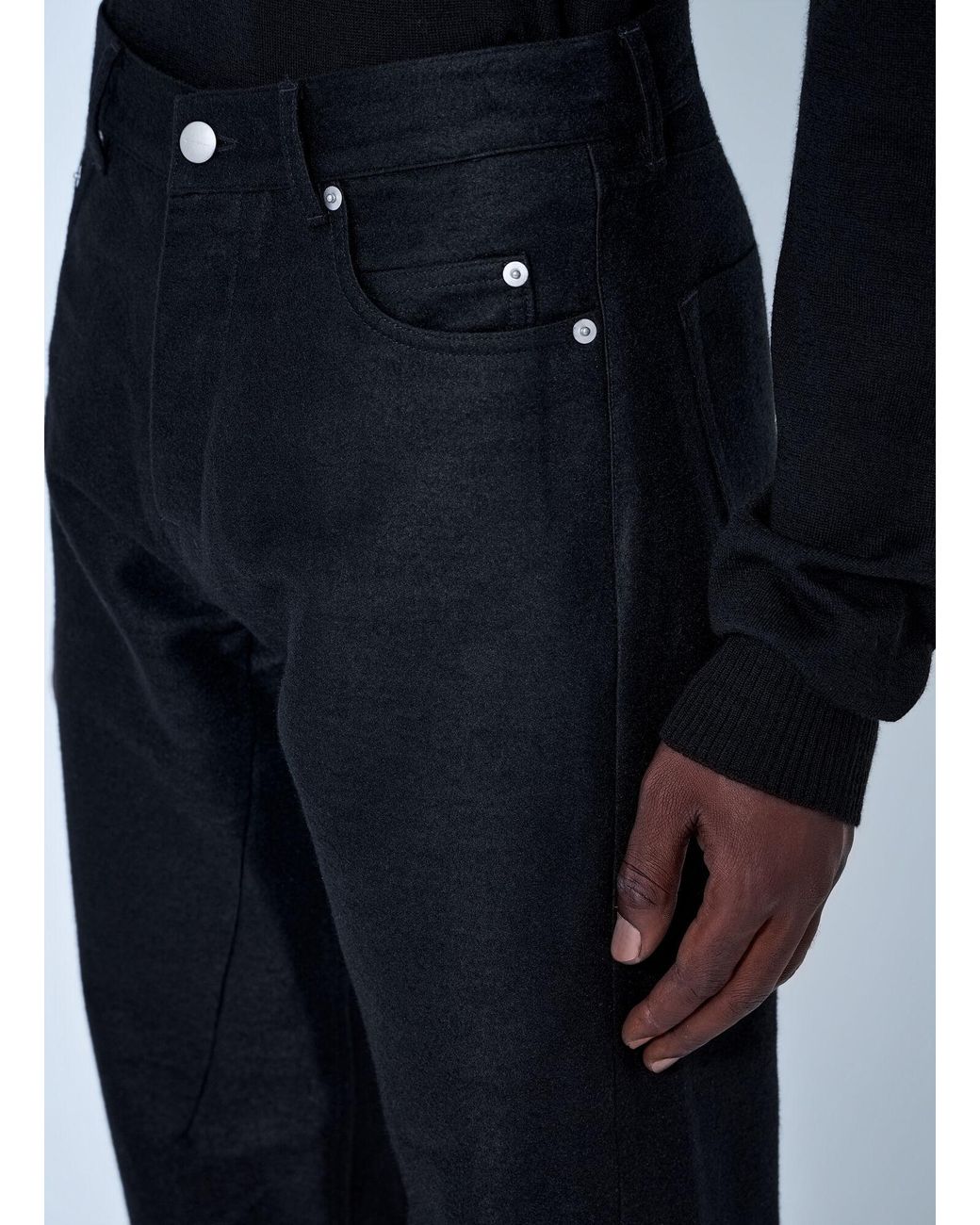 Rick Owens Blue Straight-Leg Denim Trousers for men