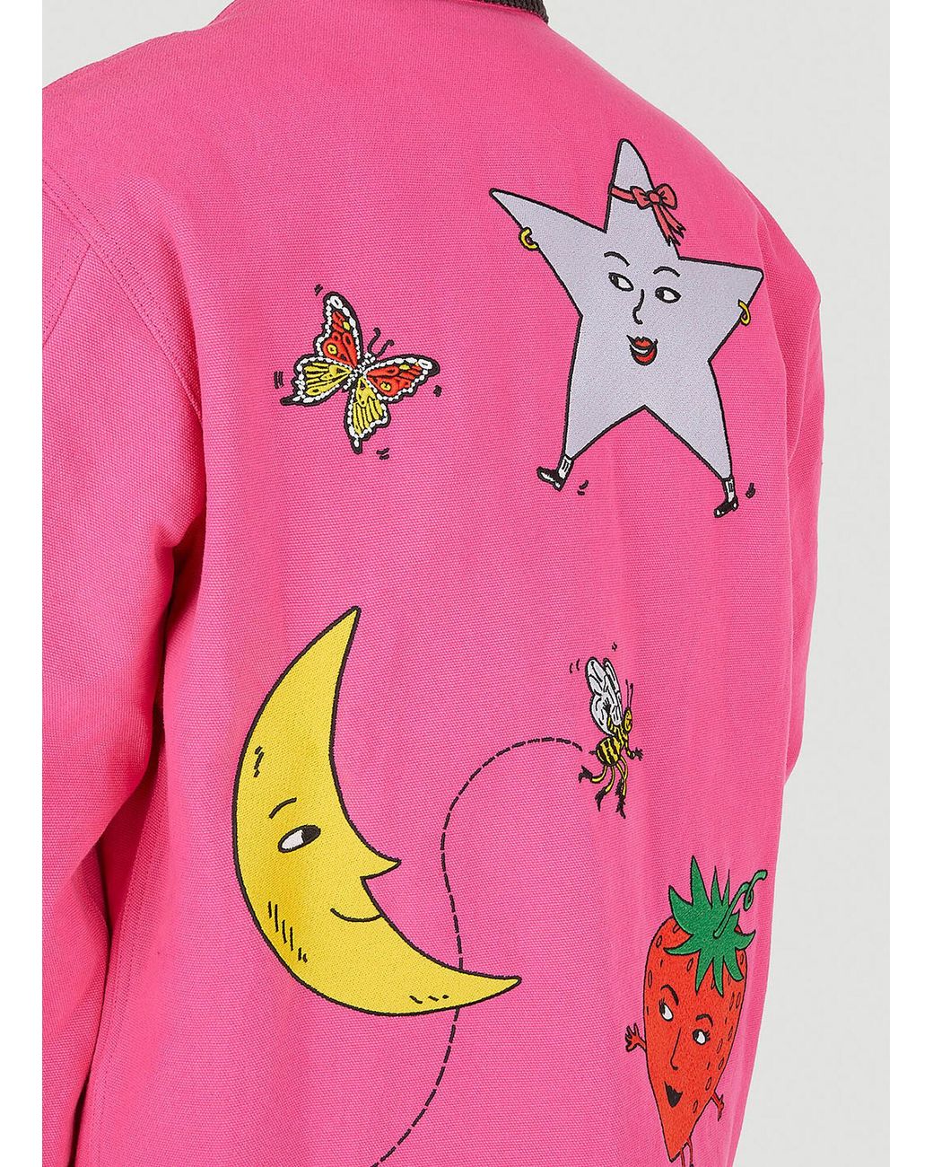 Sky High Farm Pink Workwear Canvas Chore Jacket
