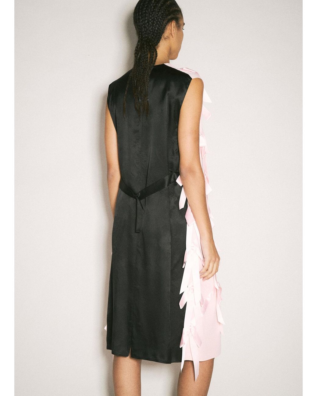 Prada Pink Sablã Midi Dress