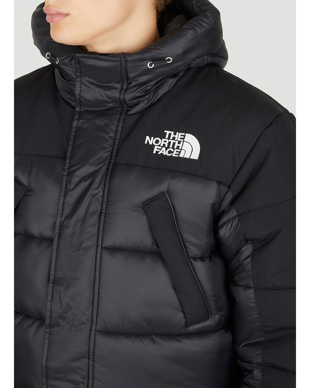 The North Face Himalayan Insulated Parka Jacket in Gray for Men | Lyst