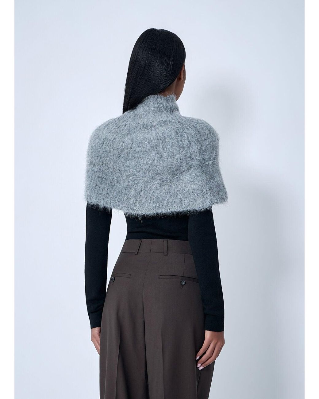 Totême Blue Funnel Neck Warmer