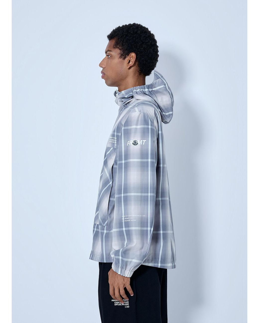 Moncler X Fragment Hiroshi Fujiwara Blue Jitsuyo Jacket for men