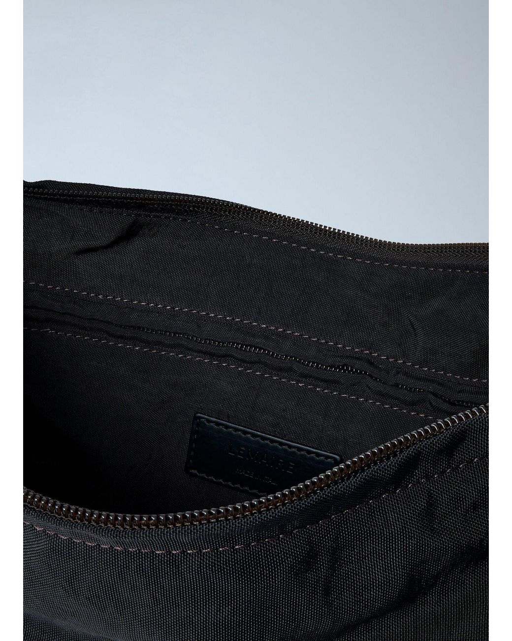 Lemaire Black Small Soft Game Shoulder Bag