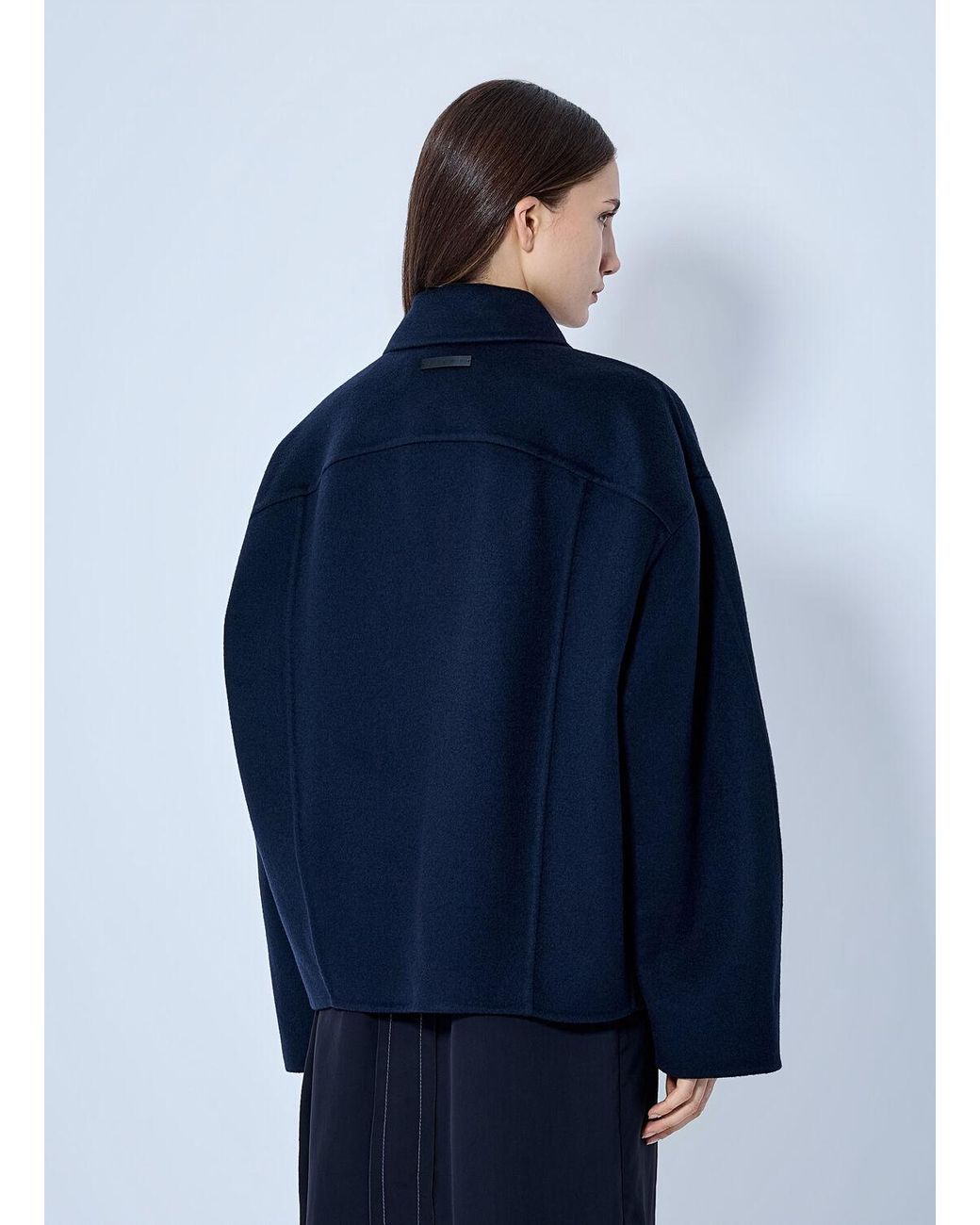 Marni Blue Buttoned Wool Jacket