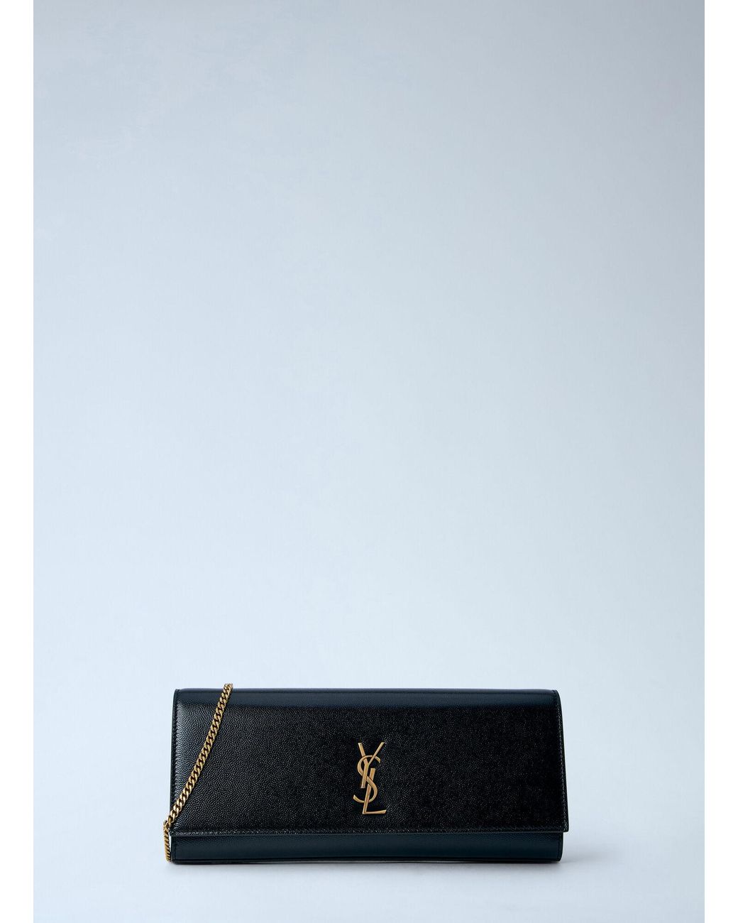 Saint Laurent Black Kate Clutch Bag