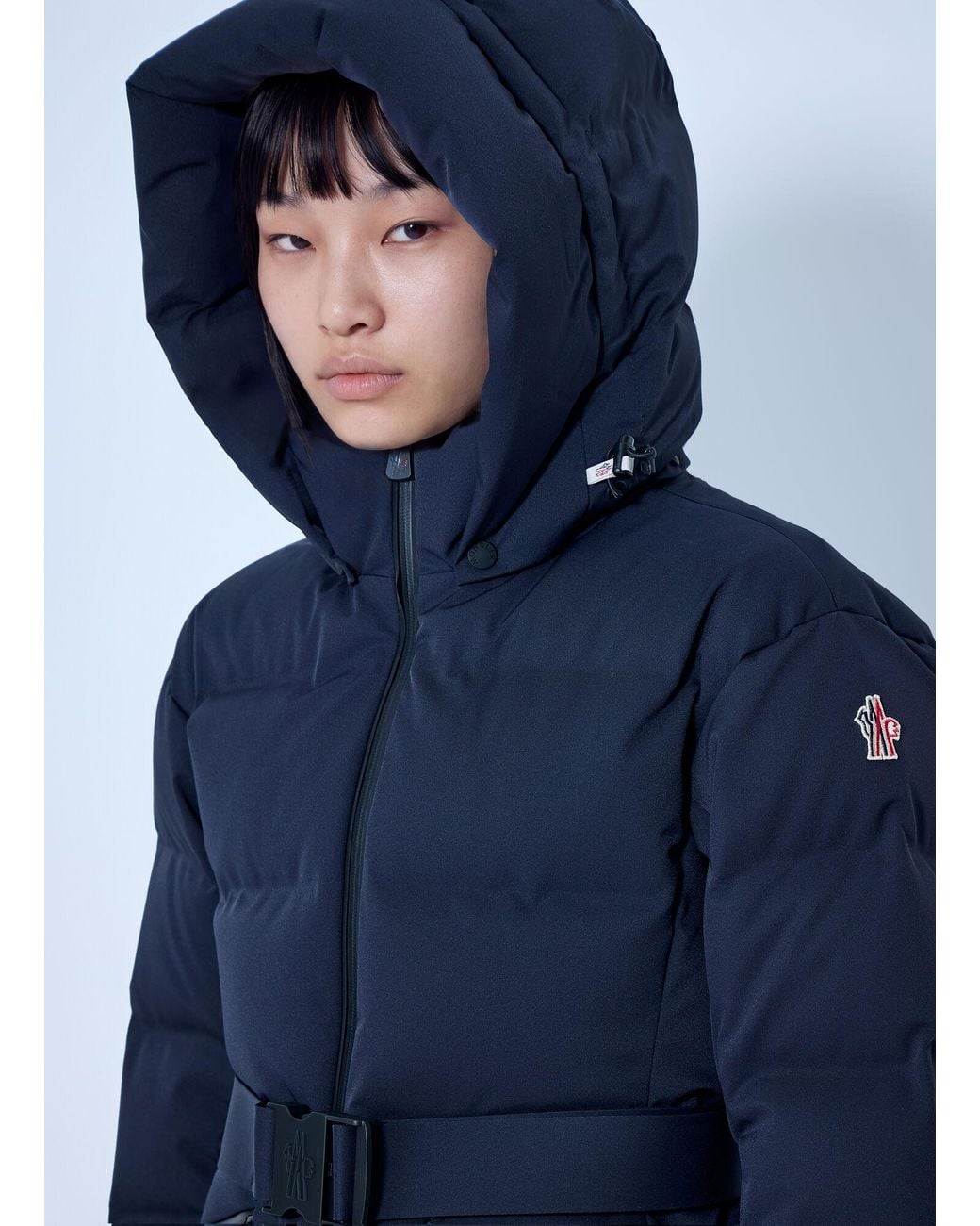 Moncler Blue Tolima Hooded Insulated Ski Jacket