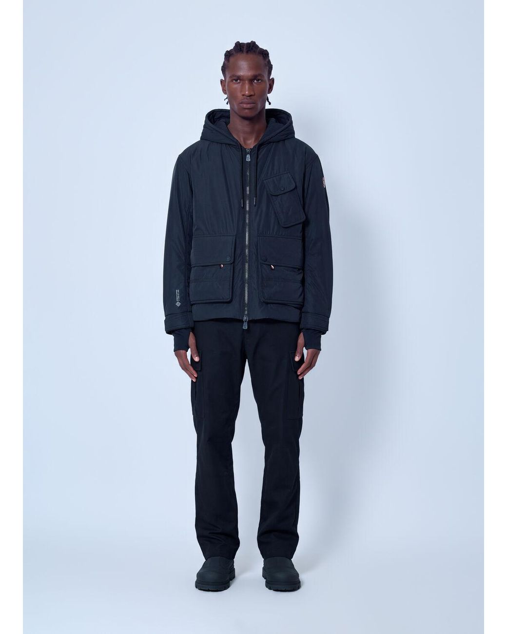 Moncler Blue Ober Jacket for men