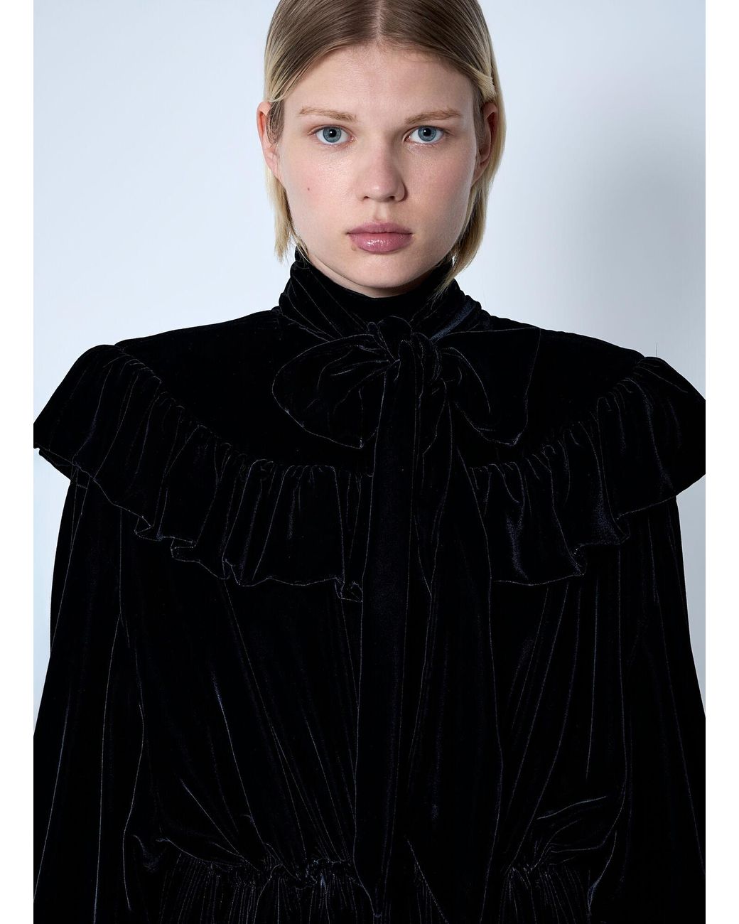 Balenciaga White Lace-Up Dress
