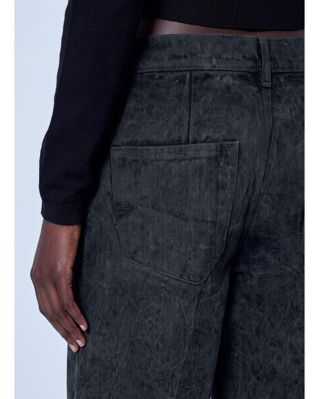 Rick Owens Blue Bolan Cutoffs