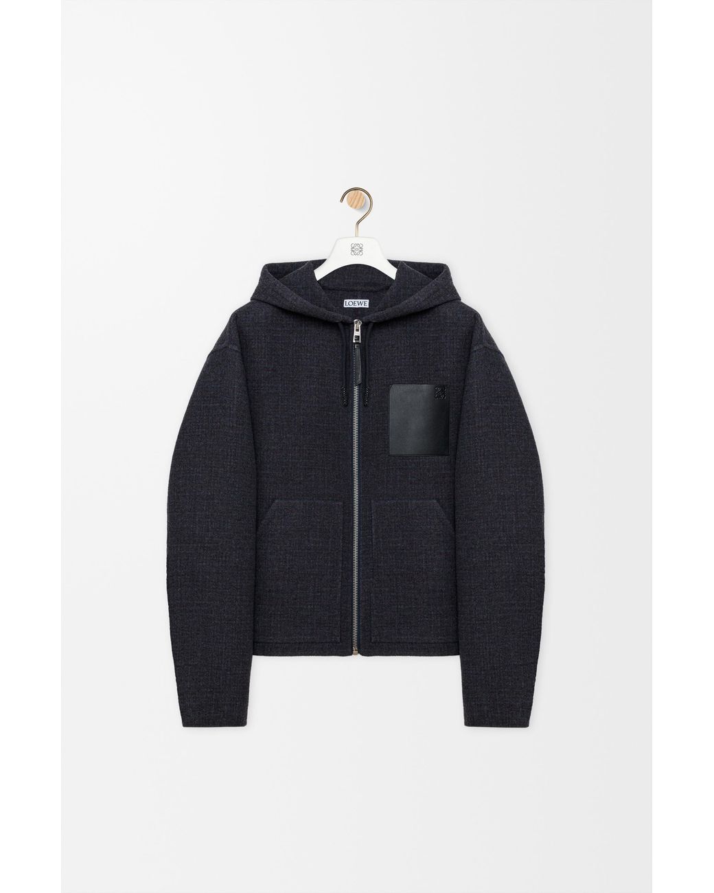 Loewe Blue Hooded Jacket for men