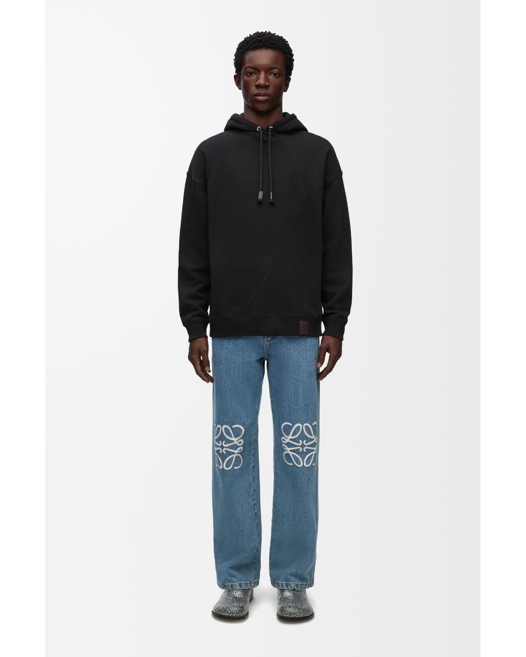LOEWE セール★ PUZZLE RELAXED FIT HOODIE★BLUE LOEWE セール☆ PUZZLE RELAXED FIT HOODIE☆BLUE Loewe Puzzle