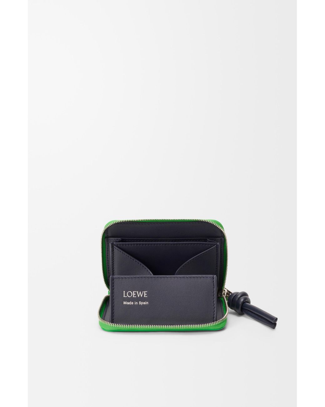 Loewe Green Zipped Coin Purse