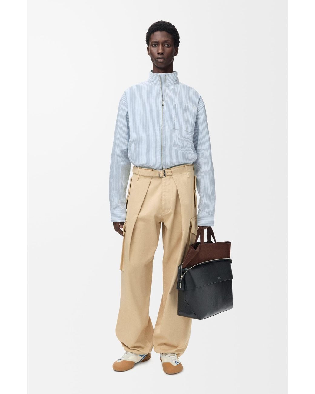 Loewe Blue Zip-Up Jacket for men