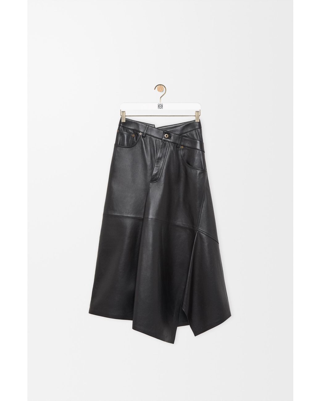 Loewe Black Asymmetric Skirt