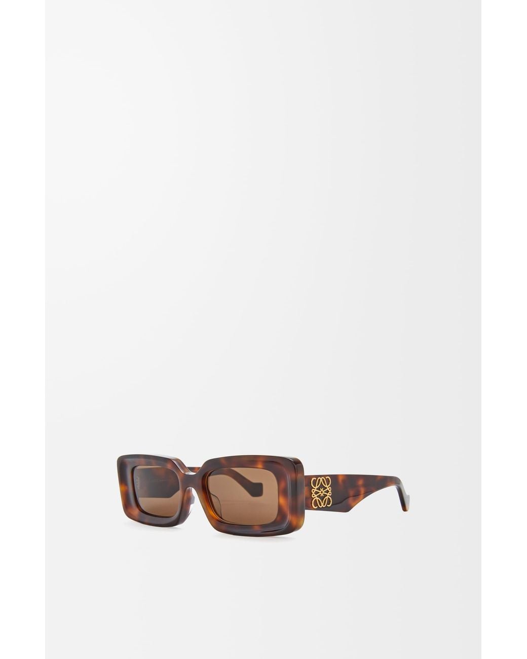 Loewe White Rectangular Sunglasses For
