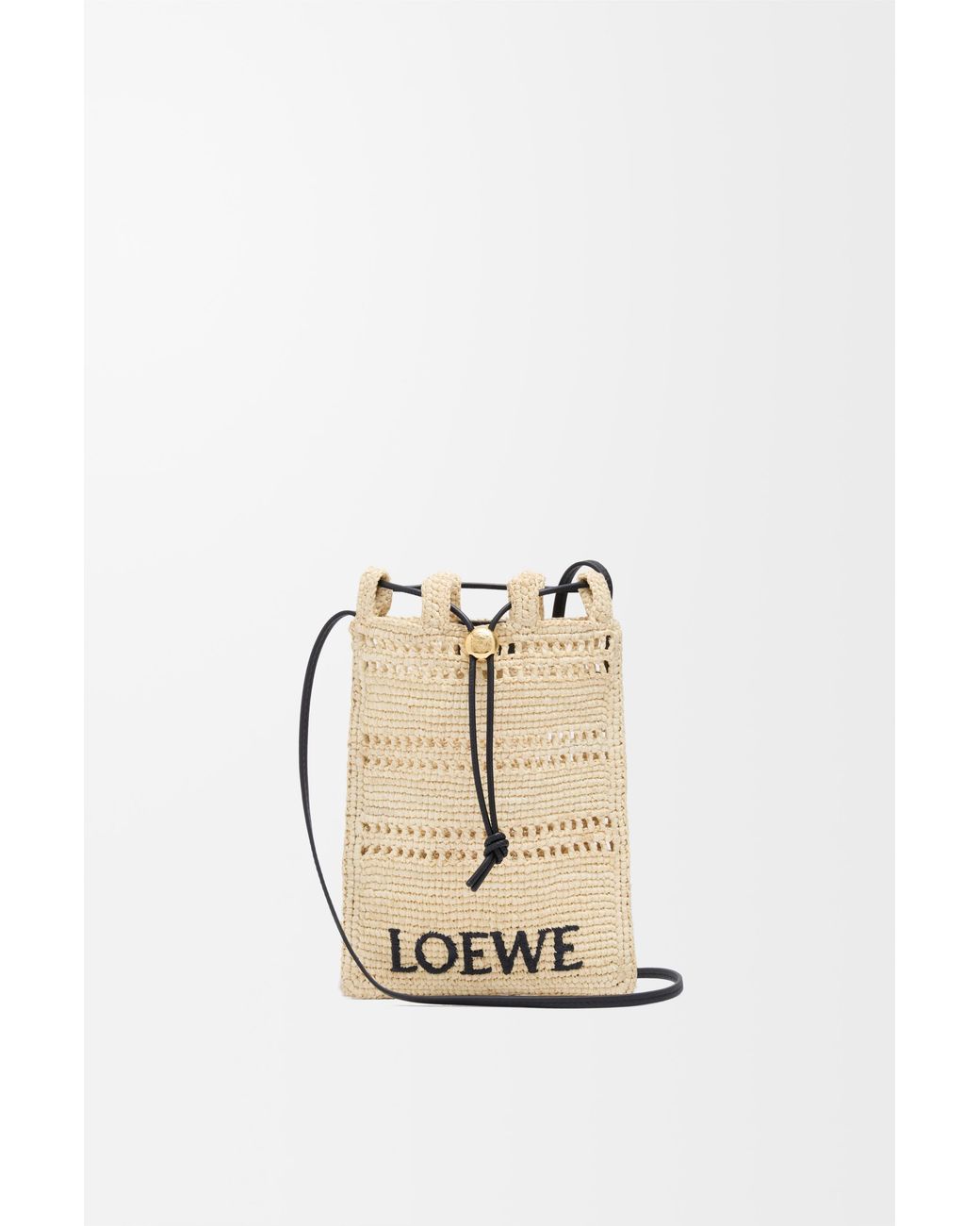 Loewe Metallic Drawstring Pocket