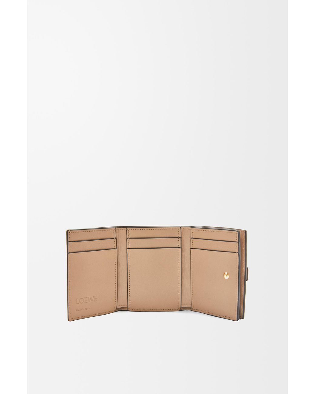 Loewe White Trifold Wallet