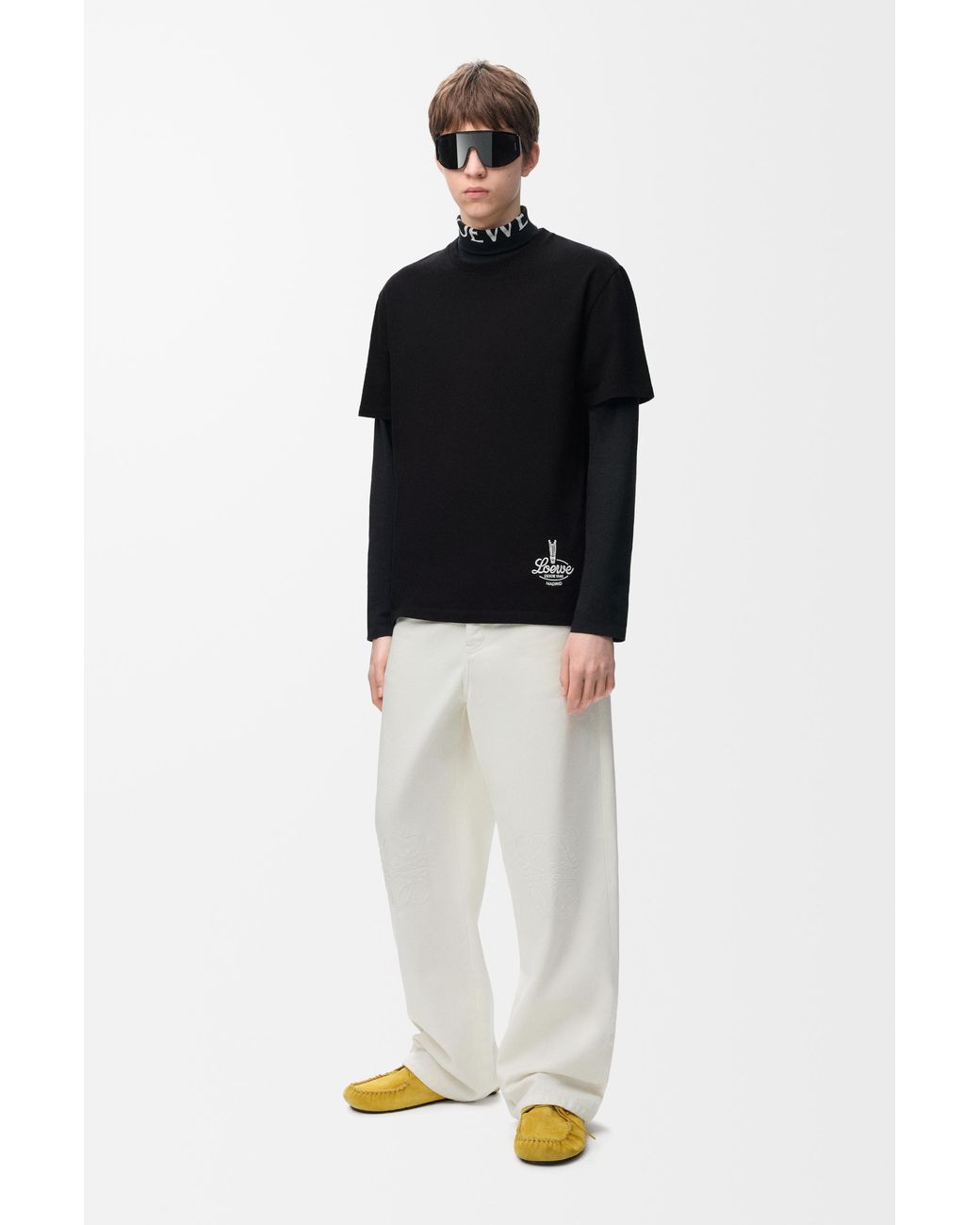 Loewe Black Relaxed Fit T-Shirt for men