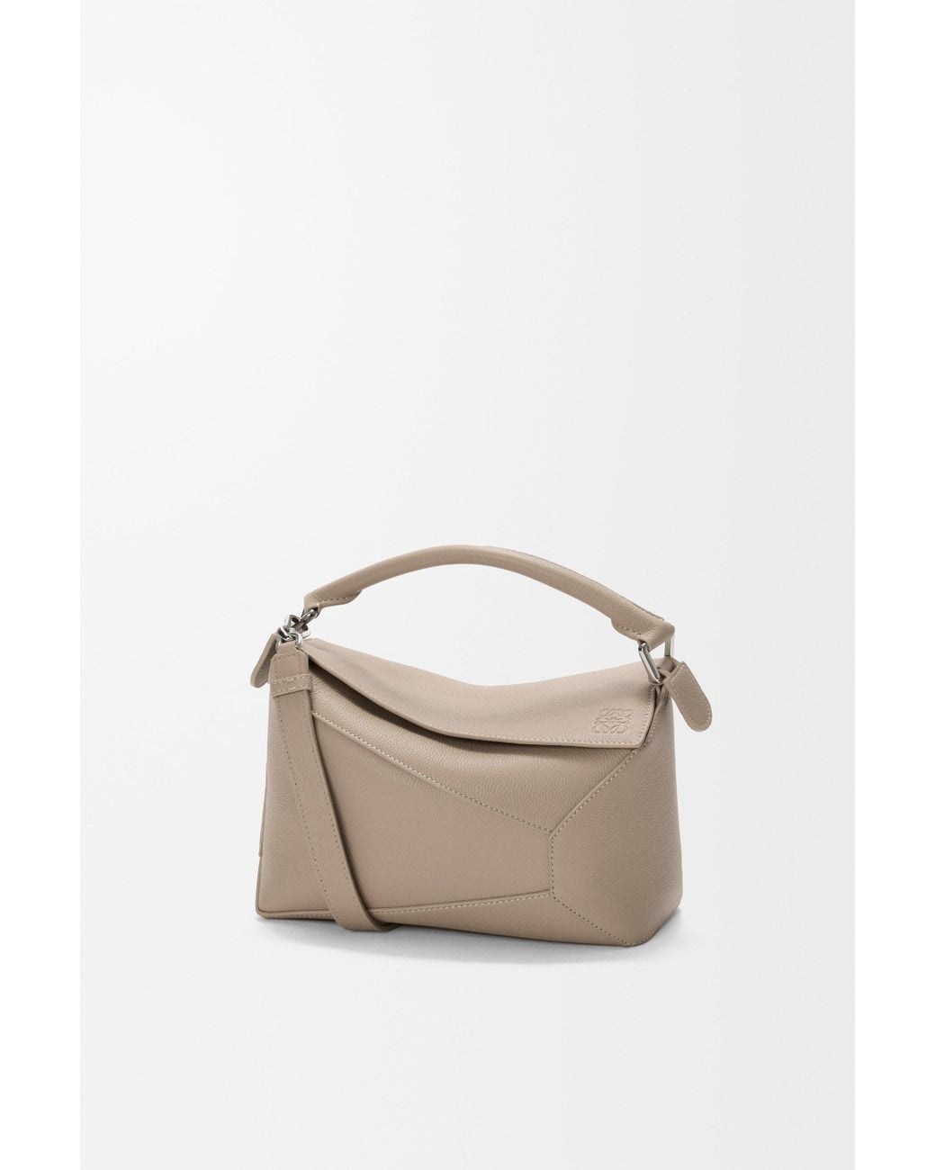 Loewe White Small Puzzle Edge Bag