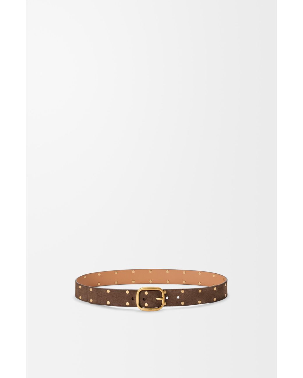 Loewe White Rounded Soft Belt