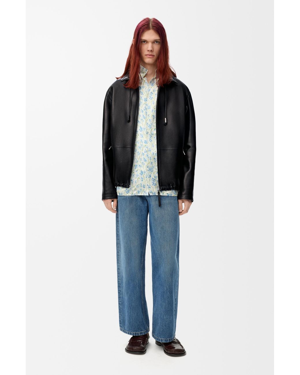 Loewe Black Zip-Up Jacket for men