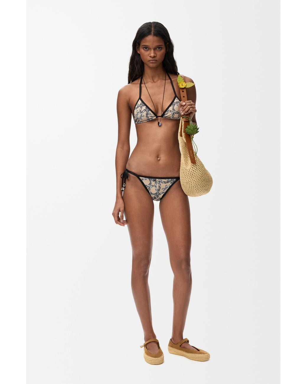 Loewe White Bikini Bottom
