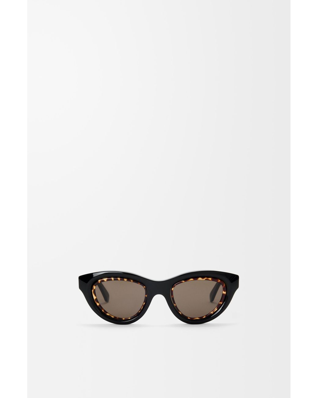 Loewe White Mini Anagram Cateye Sunglasses For