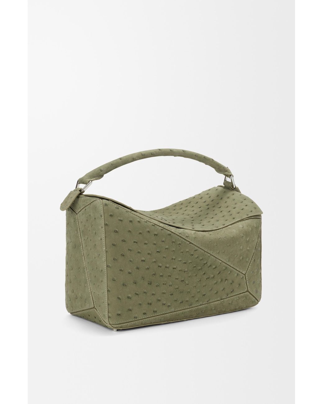 Loewe Green Large Puzzle Bag for men