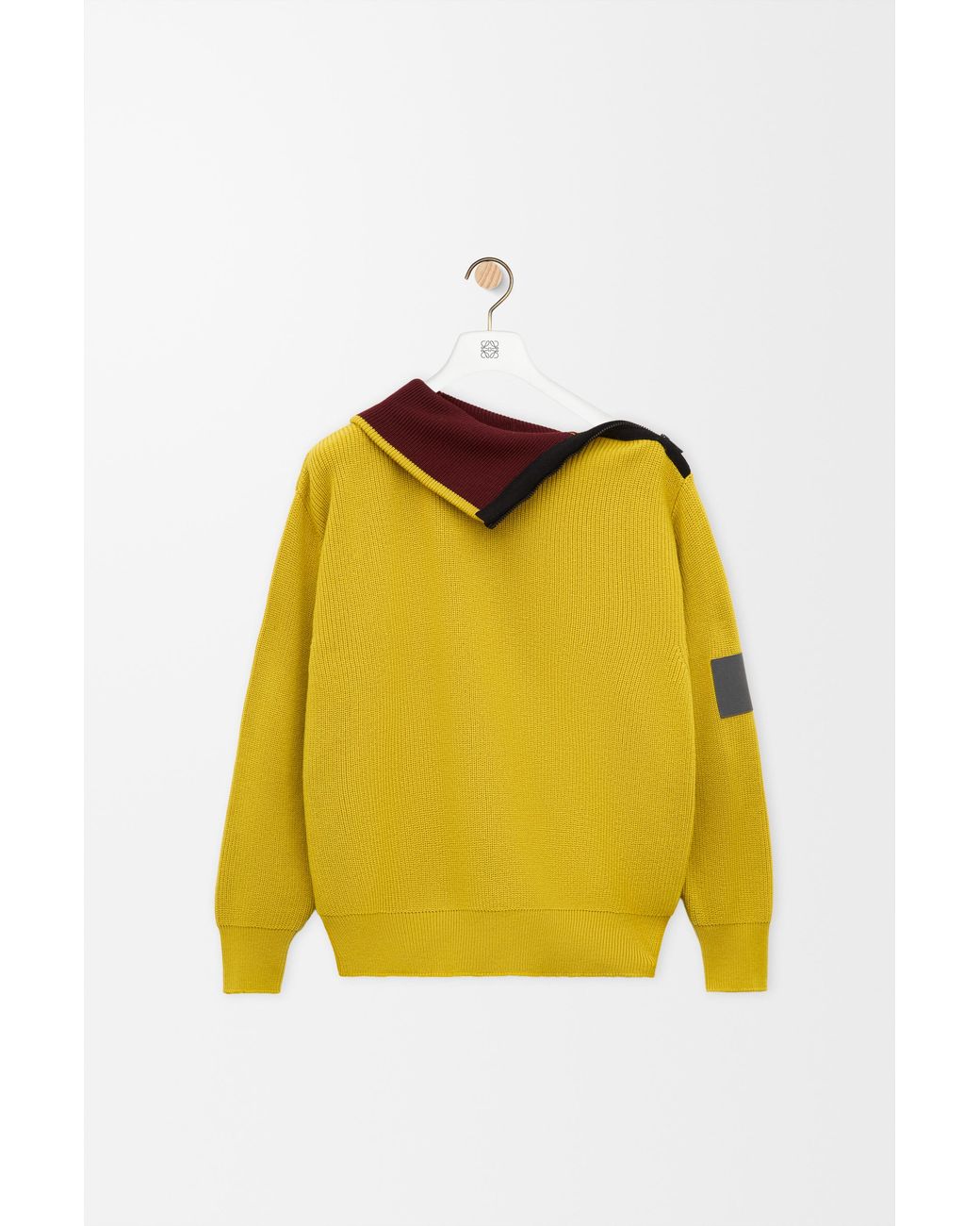 Loewe Yellow Zip-Up Sweater