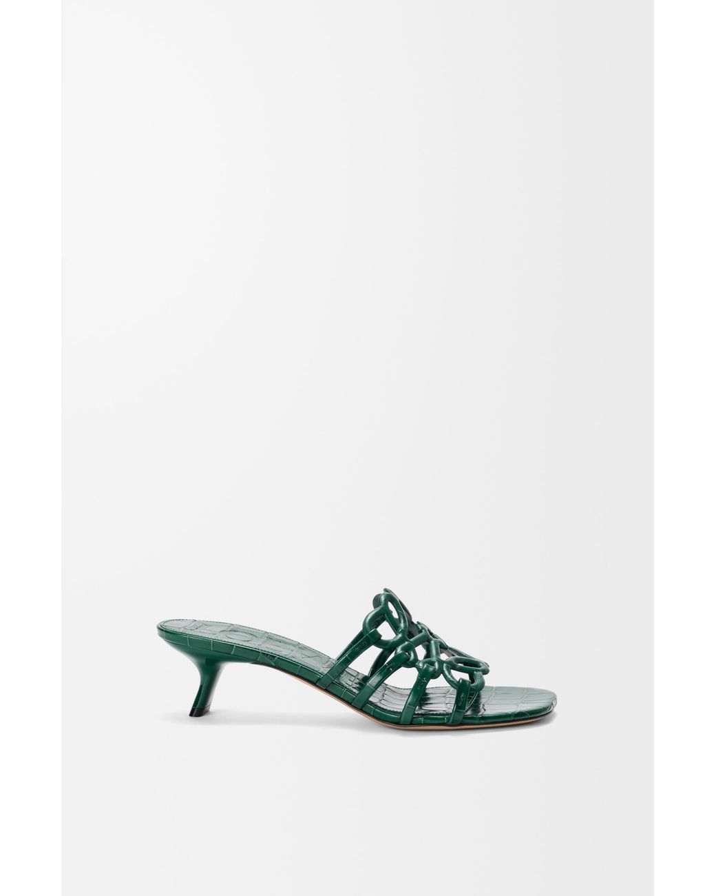 Loewe White Petal Anagram Slide