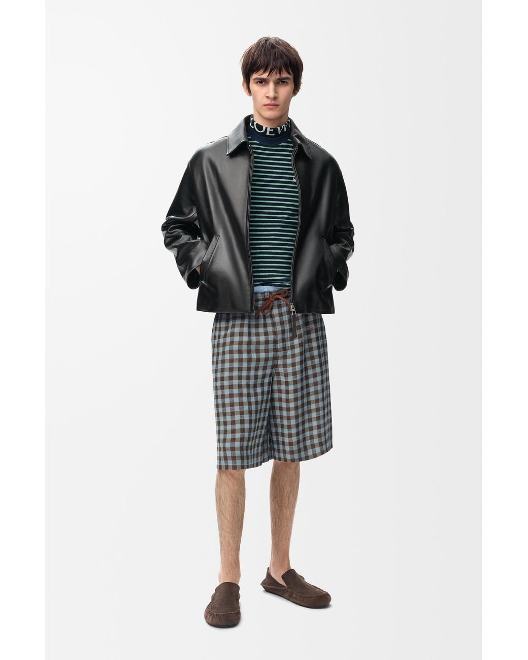 Loewe Black Zip-Up Jacket for men